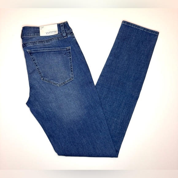 Yummie By Heather Thomson Straight Blasted Jeans Size- 27 ( New With Tags ) - Picture 7 of 9